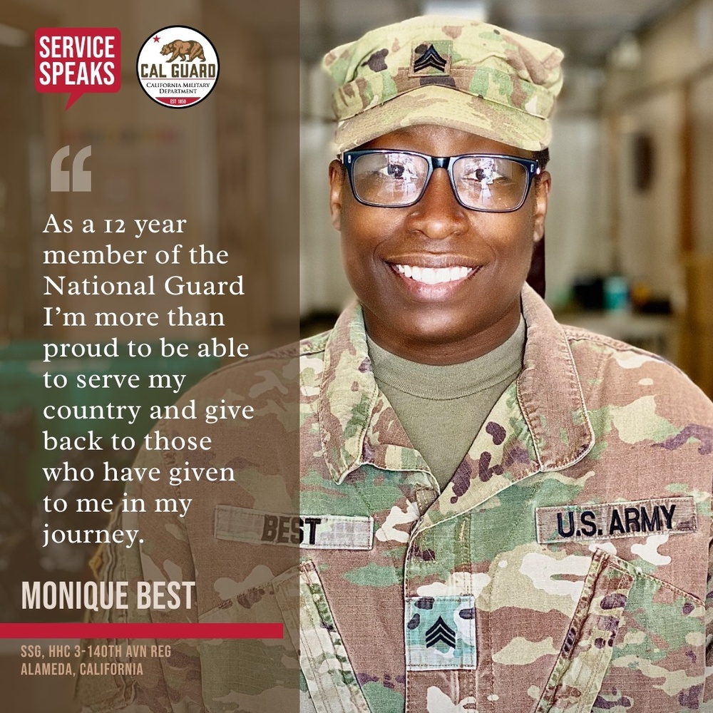 Service Speaks: SSG Monique Best