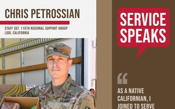 Service Speaks: SSG Chris Petrossian