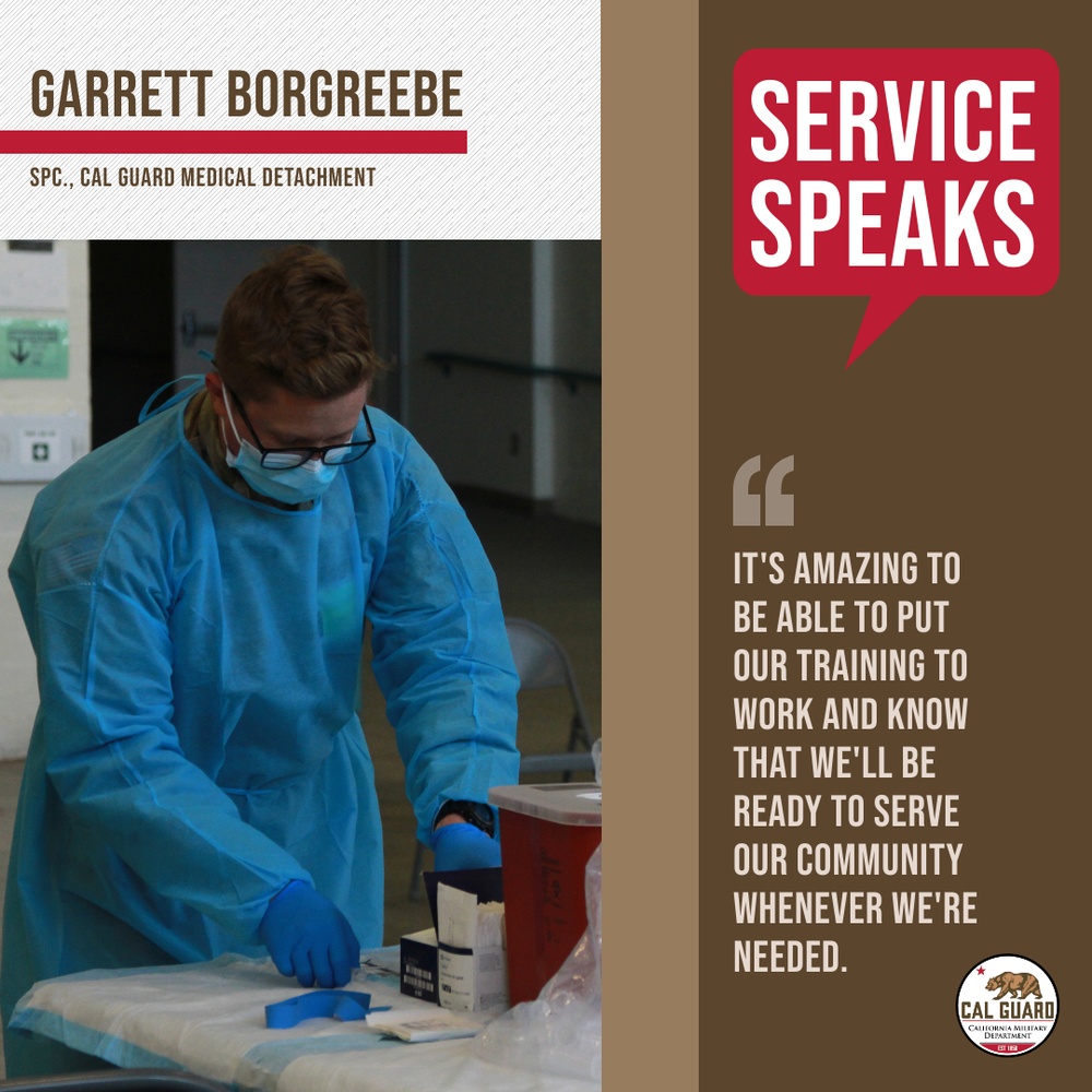 Service Speaks: Spc. Garrett Borgreebee