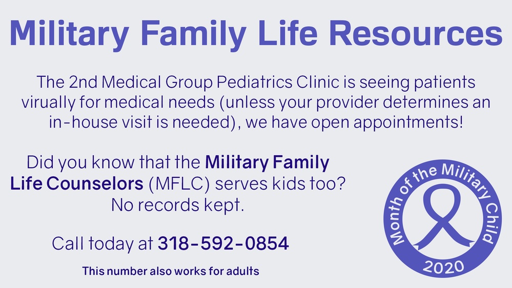 Military Family Life Resources Graphic