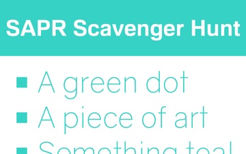 SAPR Scavenger Hunt Graphic