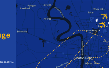 New Orleans Flyover Map