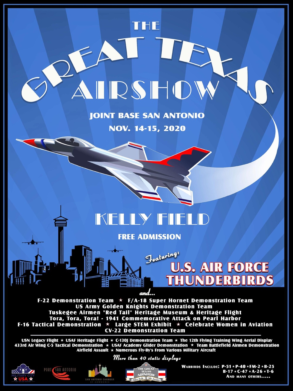 JBSA Great Texas Airshow Poster