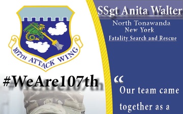 #WeAre107th: Staff Sgt Anita Walter