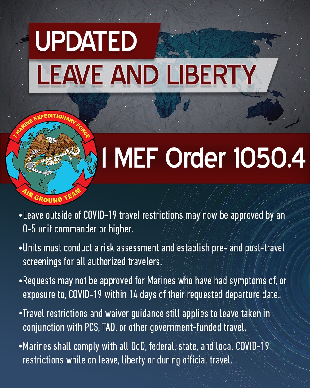 Updated Leave and Liberty