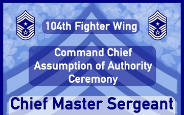 104th Fighter Wing Command Chief Assumption of Authority