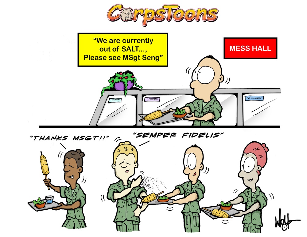 CorpsToons - Salty Master Sergeant