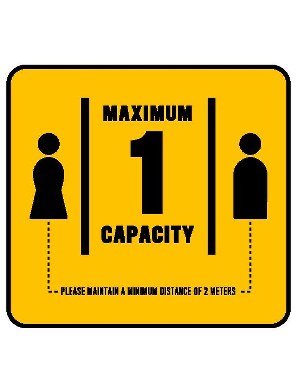 MAX Capacity Sign