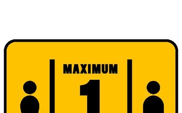 MAX Capacity Sign