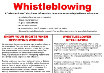 Whistleblowing