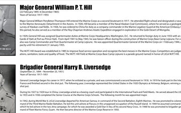 Military History Figures - Maj. Gen. William P.T. Hill, Brig. Gen Harry B. Liversedge and Lt. Gen. Frank B. Goettge