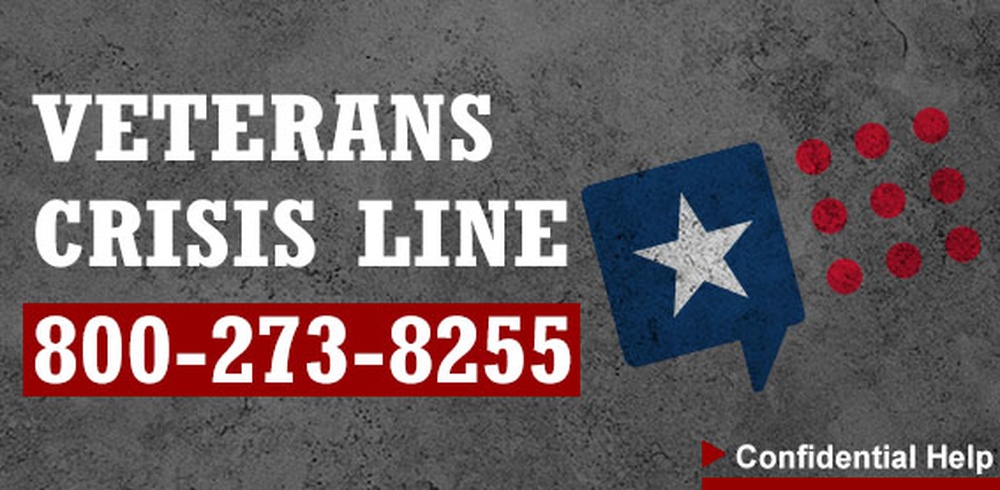 Veterans Crisis Line Button