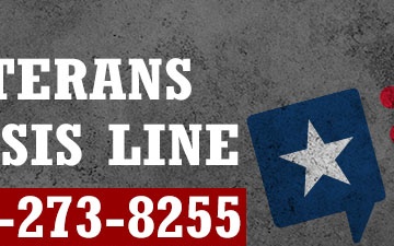 Veterans Crisis Line Button