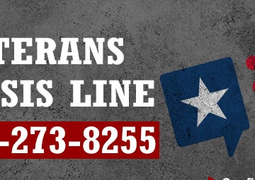 Veterans Crisis Line Button