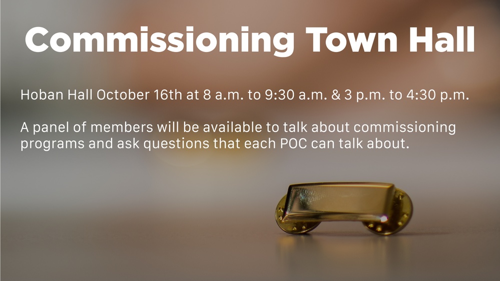 Commissioning Town Hall graphic