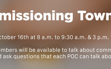 Commissioning Town Hall graphic