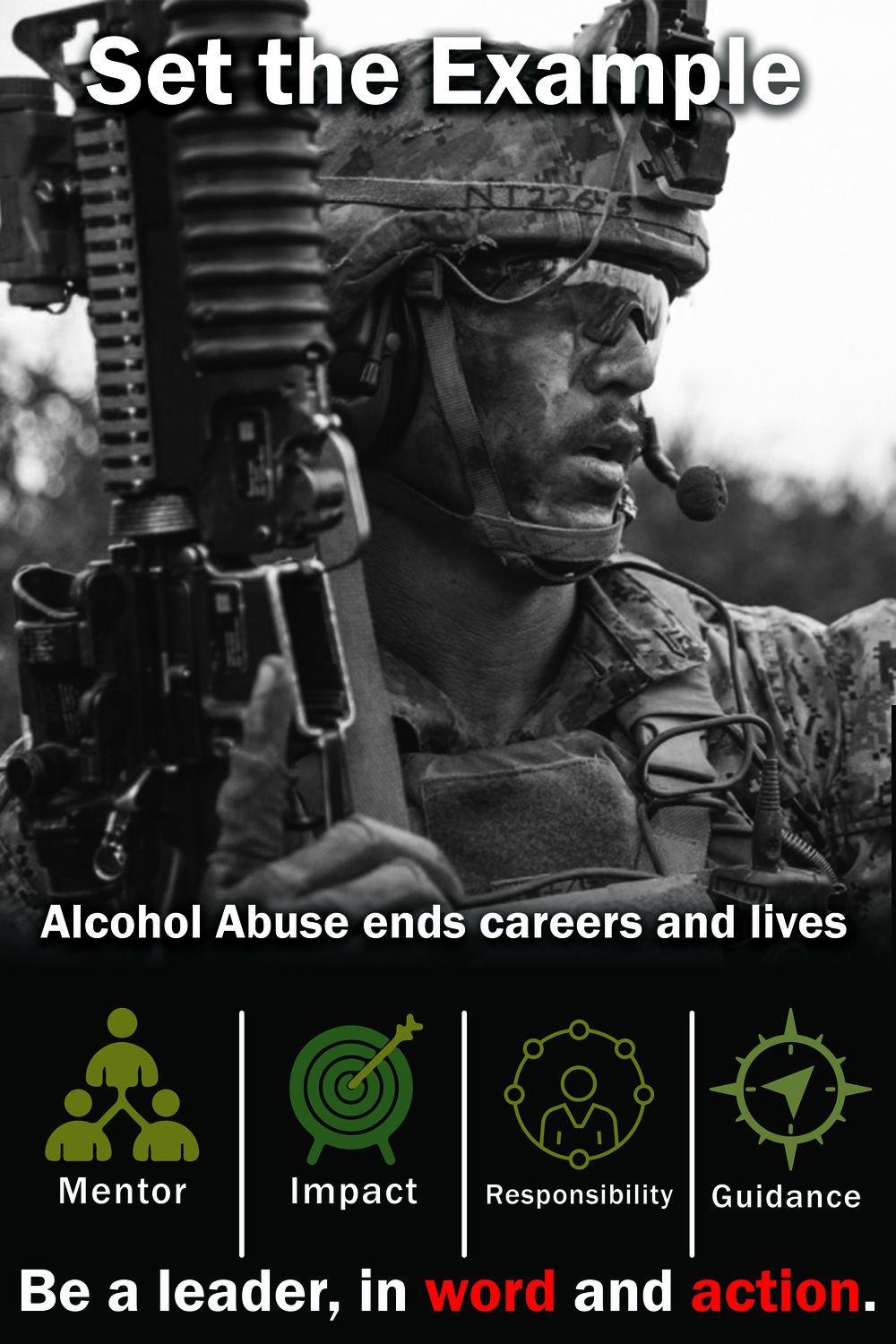 1st Marine Division Alcohol Abuse Campaign - Set the Example