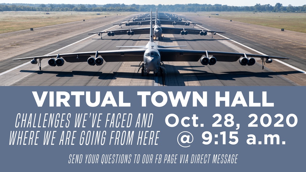 Barksdale Virtual Town Hall Graphic