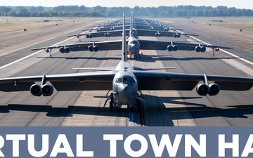 Barksdale Virtual Town Hall Graphic