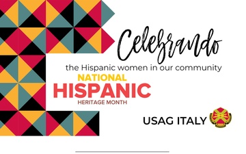 USAG Italy Celebrando Hispanic Women in our community