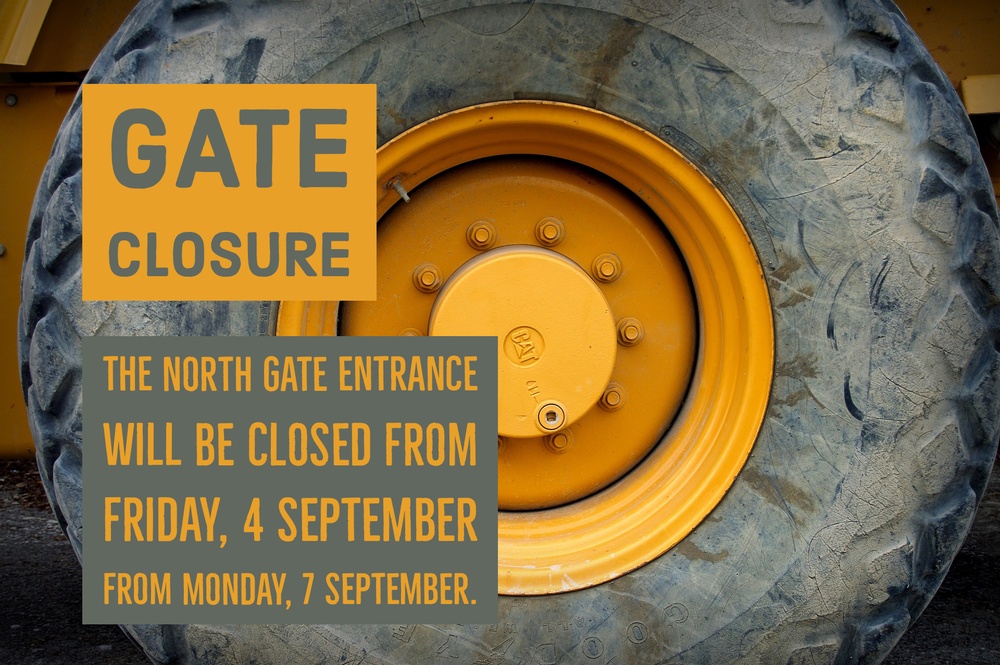 Gate Closure (Sept. 3)