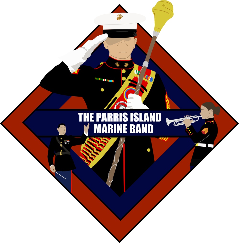 Parris Island Marine Band Logo