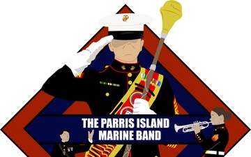 Parris Island Marine Band Logo