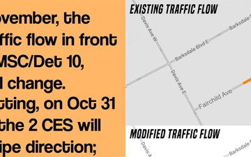 Barksdale Traffic Change Graphic