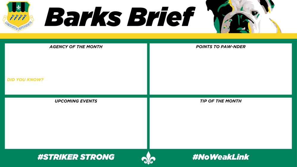 Barks Brief Template