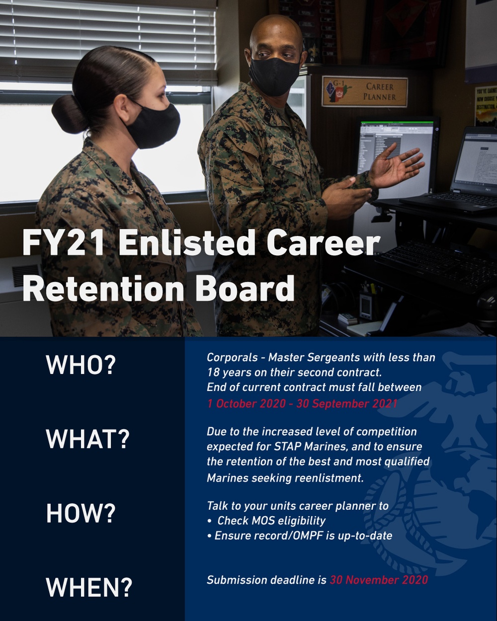 FY21 Enlisted Career Retention Board