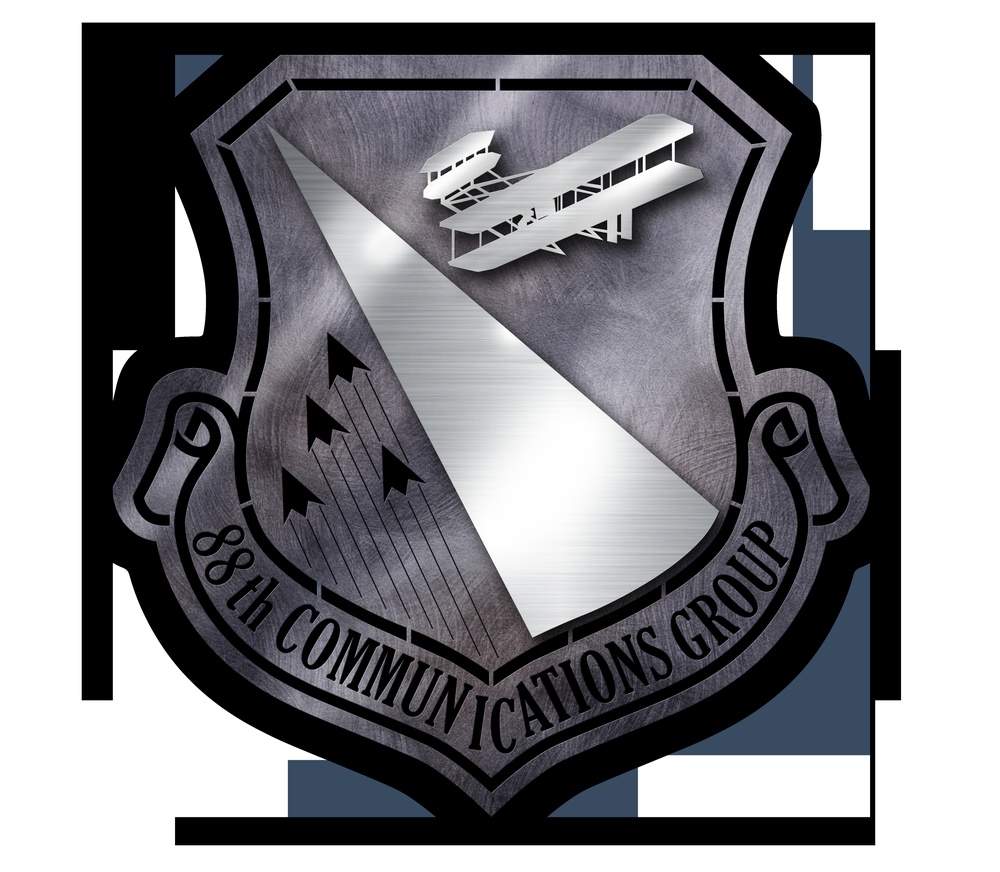 88th Communications Squadron Metal Patch