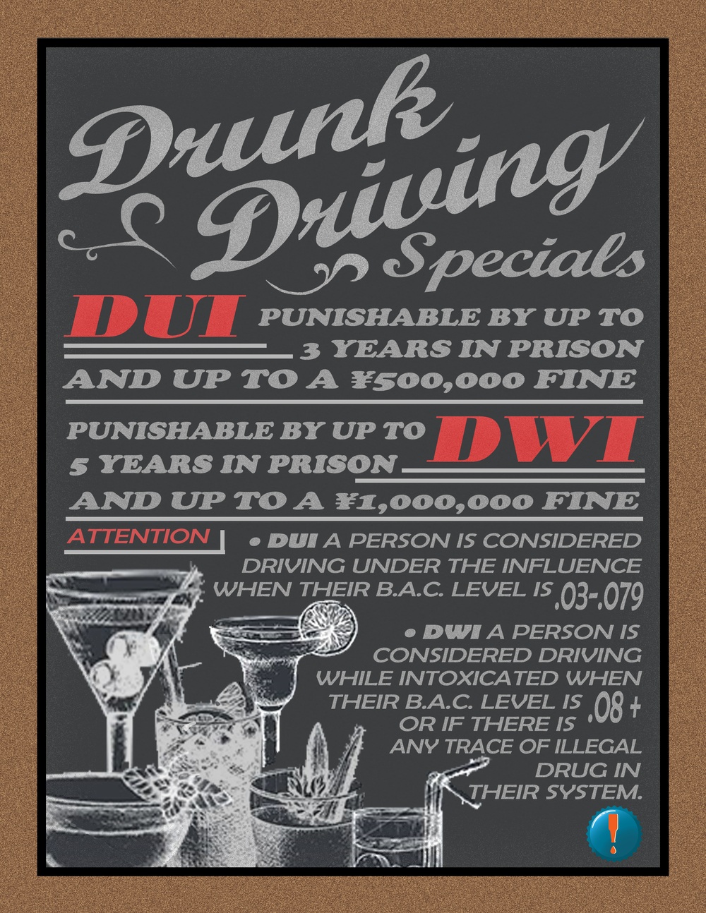 Not 1 Drop Drunk Driving Specials