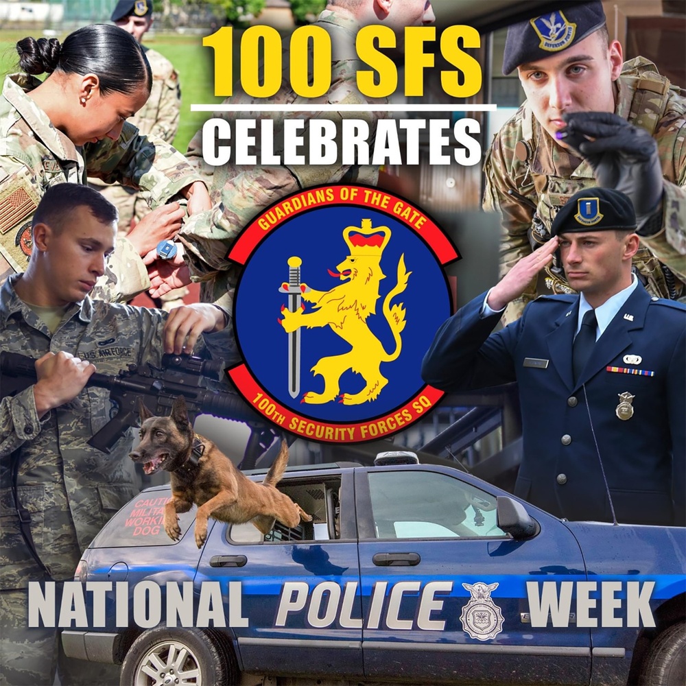 100 SFS celebrates National Police Week