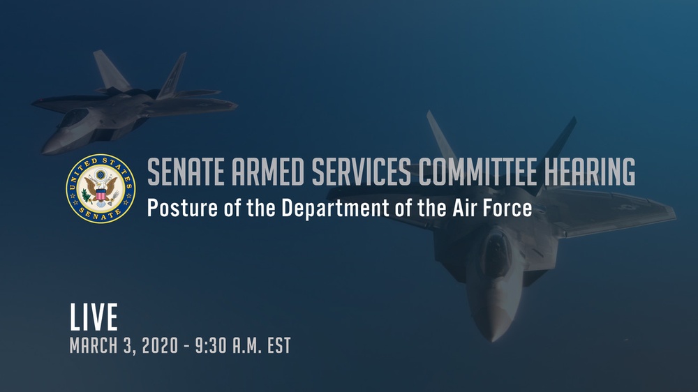 Senate Armed Servies Committee Hearing Live Event Rotator Graphic