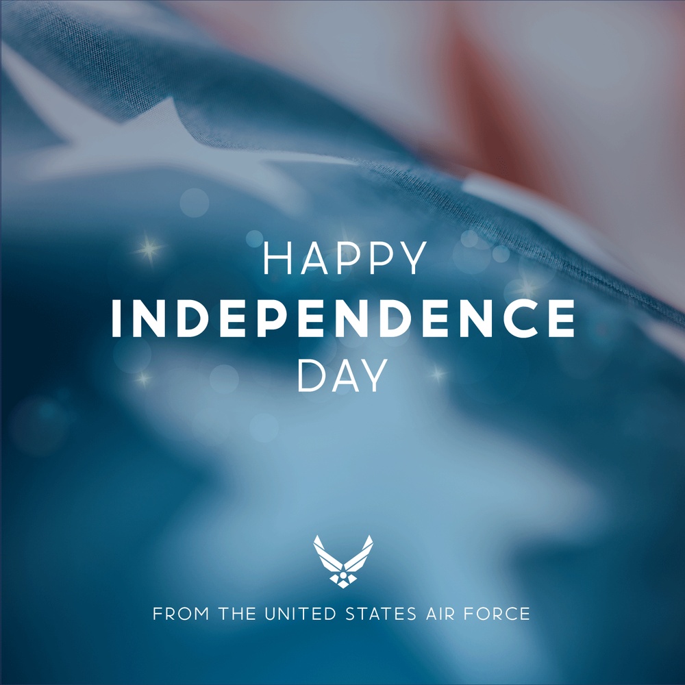 Happy Independence Day from the U.S. Air Force Graphic