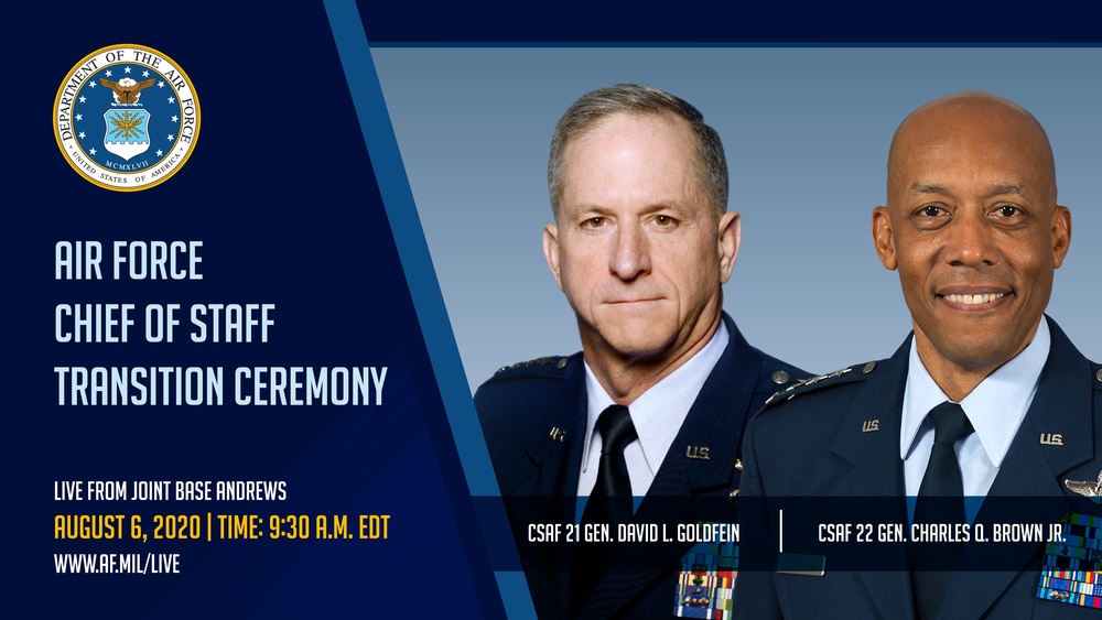 Air Force Chief of Staff Transition Ceremony