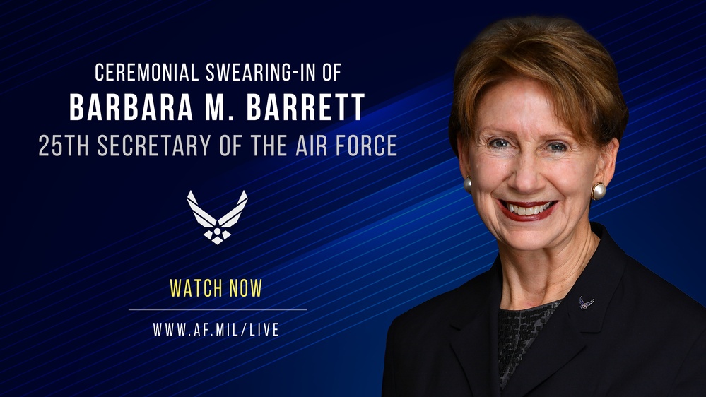 Ceremonial Swearing-in of Barbara M. Barrett, 25th SECAF