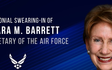 Ceremonial Swearing-in of Barbara M. Barrett, 25th SECAF