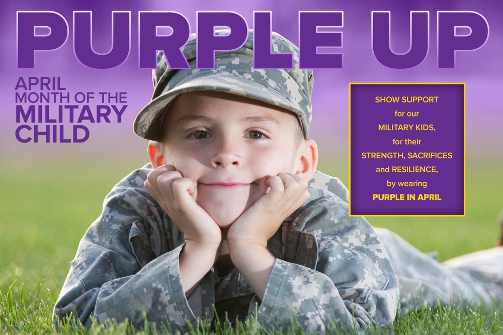 Purple Up - April Month of the Military Child