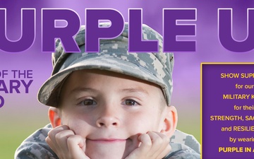 Purple Up - April Month of the Military Child