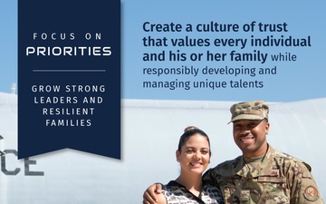 Air Force - Focus on Priorities - Grow Strong Leaders and Resilient Families