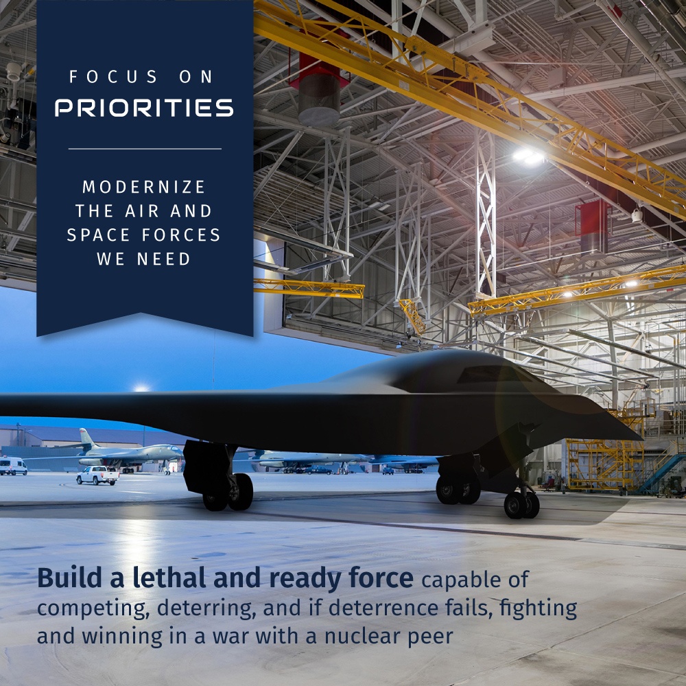 Air Force - Focus on Priorities - Modernize The Air and Space Forces We Need