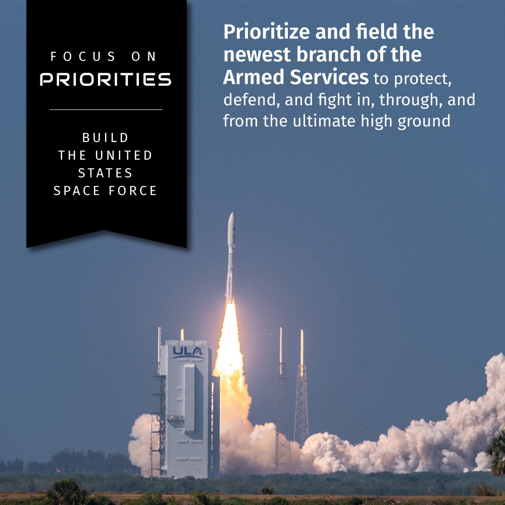 Air Force - Focus on Priorities - Build The United States Space Force