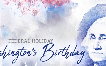 Washington’s Birthday - federal holiday graphic