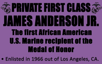 Black History Month - Pfc. James Anderson Jr.