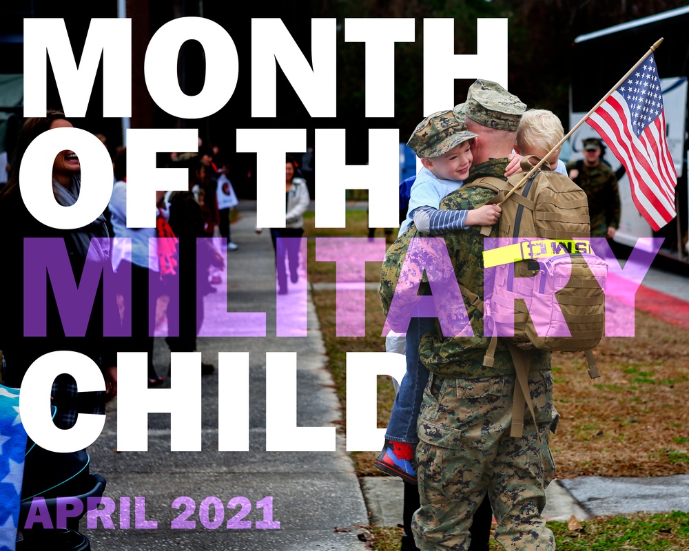 Month of the Military Child Poster