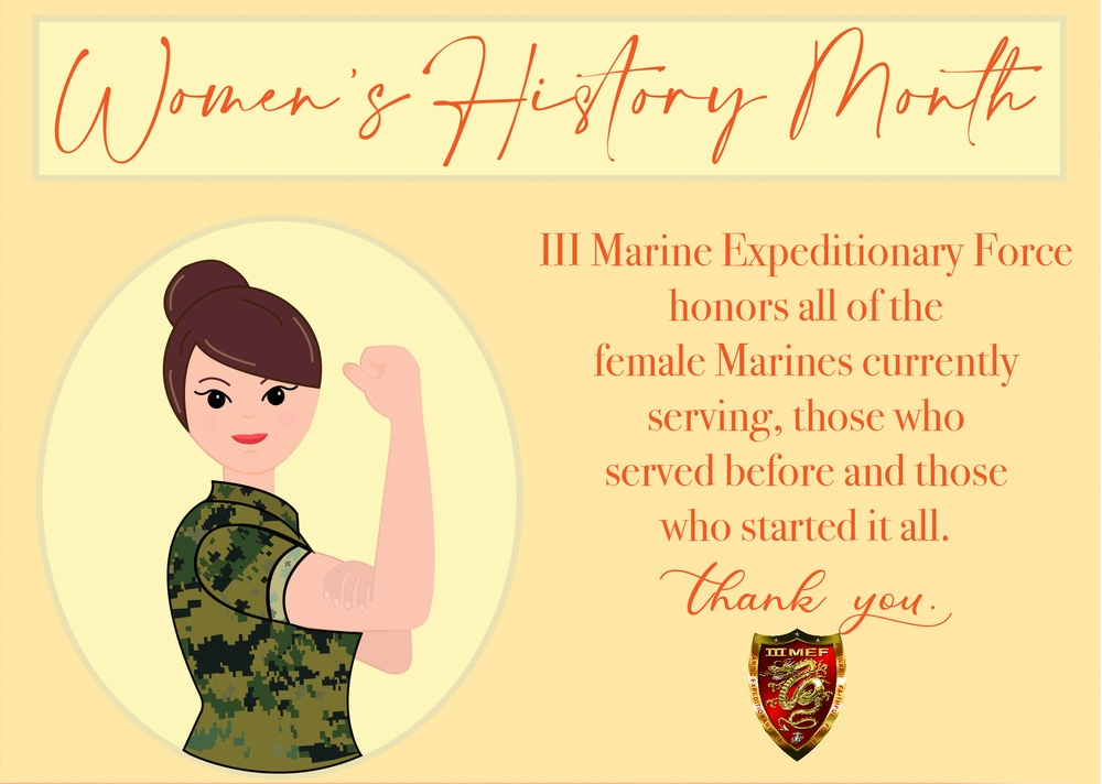 III MEF Marines Celebrates Women's History Month