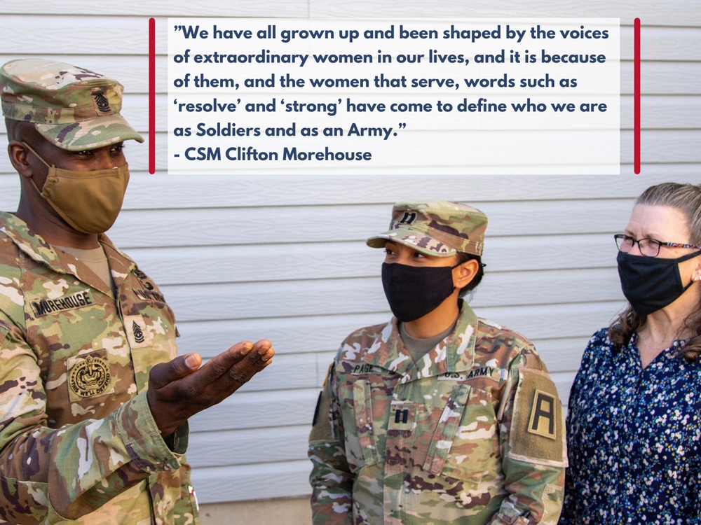 CSM Morehouse on Women's History Month