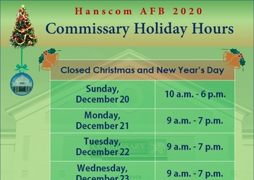 Hanscom AFB Commissary Hours