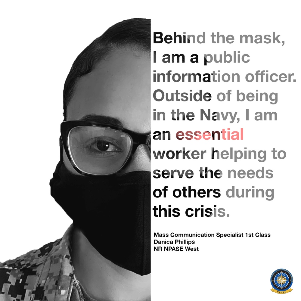 NPASE West Sailors Join The Behind The Mask Campaign